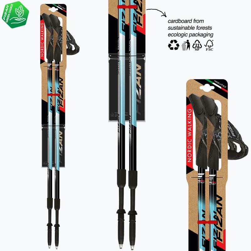 Palice na nordic walking Fizan Speed light blue 6