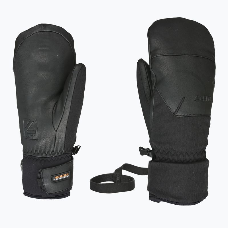 Detské lyžiarske rukavice Level Vertigo Mitt Teen black