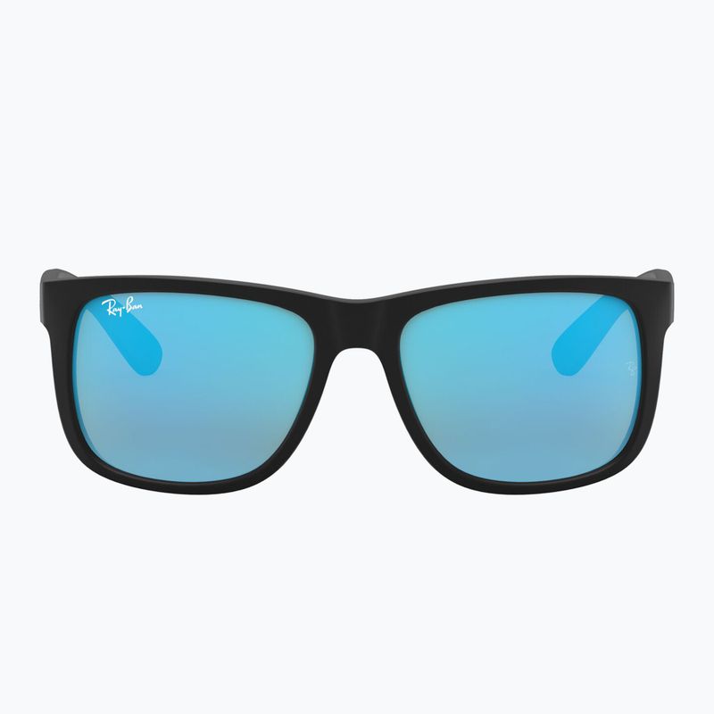 Slnečné okuliare Ray-Ban Justin Classic matt black gum/blue mirror 2