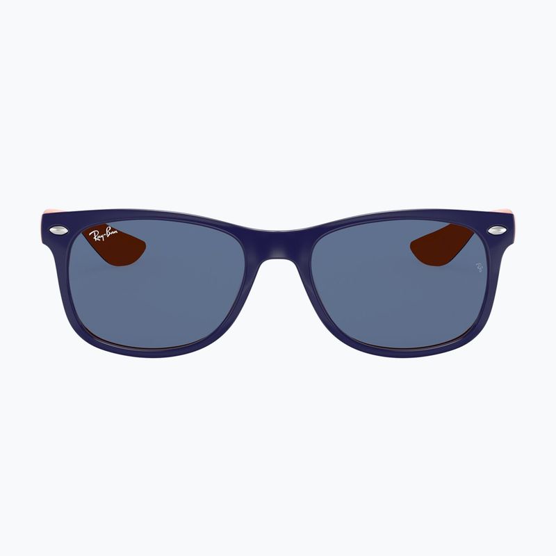 Detské slnečné okuliare Ray-Ban New Wayfarer matte black/blue 2