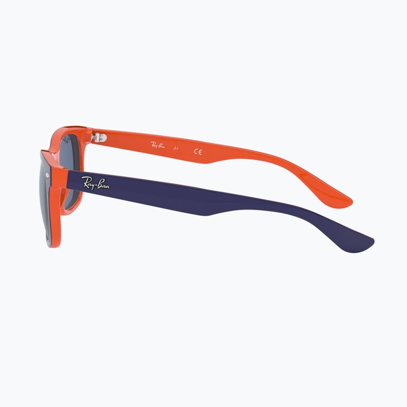 Detské slnečné okuliare Ray-Ban New Wayfarer matte black/blue 7