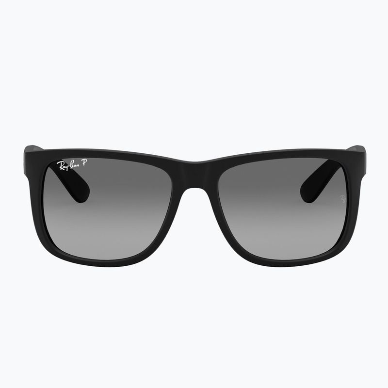 Slnečné okuliare Ray-Ban Justin Classic matt black gum/dark grey 2
