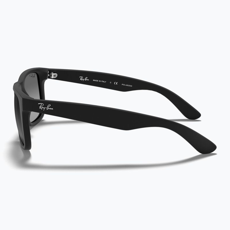 Slnečné okuliare Ray-Ban Justin Classic matt black gum/dark grey 7