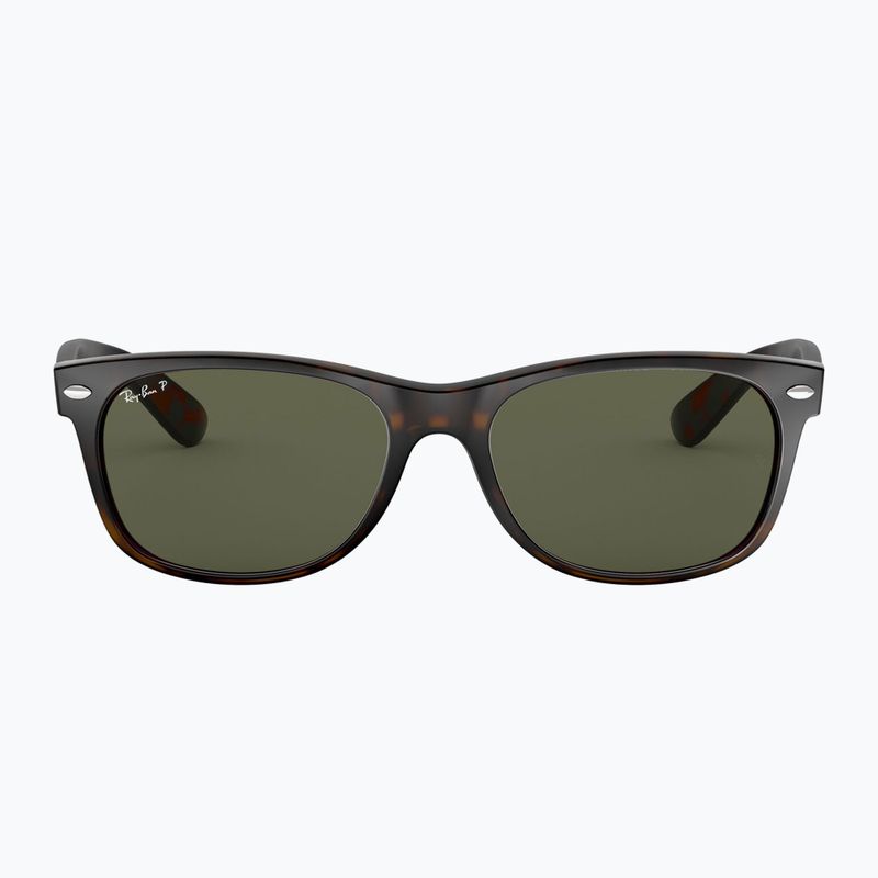 Slnečné okuliare Ray-Ban New Wayfarer Classic tortoise/green g-15 polarized 2