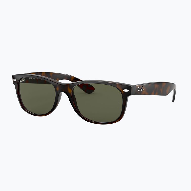 Slnečné okuliare Ray-Ban New Wayfarer Classic tortoise/green g-15 polarized 4