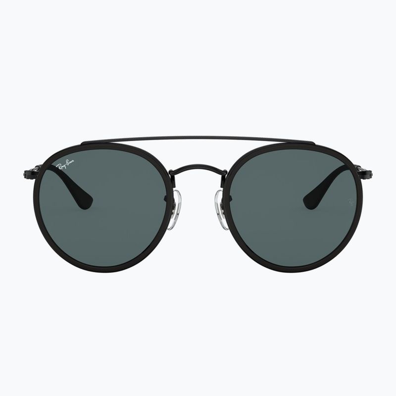 Slnečné okuliare Ray-Ban Round Double Bridge black/blue/grey 2