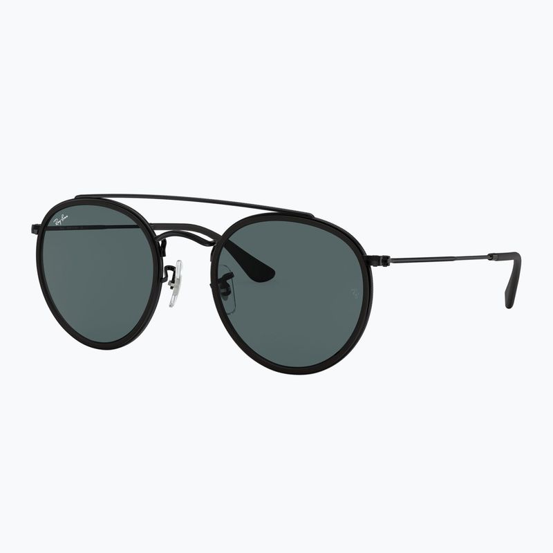 Slnečné okuliare Ray-Ban Round Double Bridge black/blue/grey 4