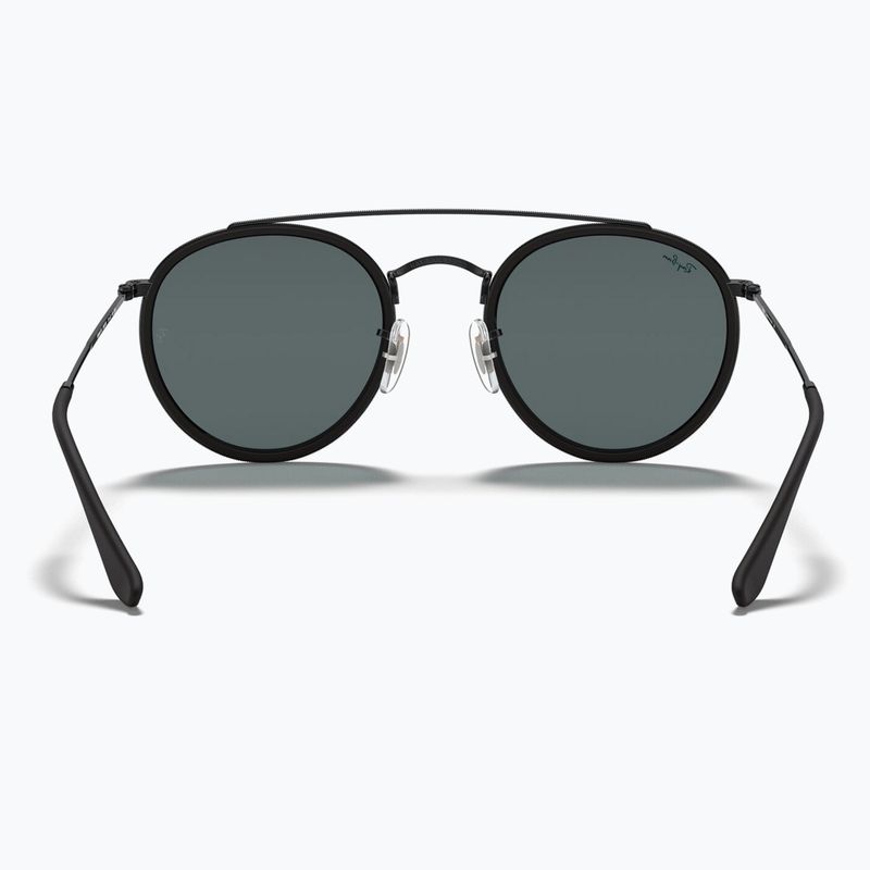 Slnečné okuliare Ray-Ban Round Double Bridge black/blue/grey 5