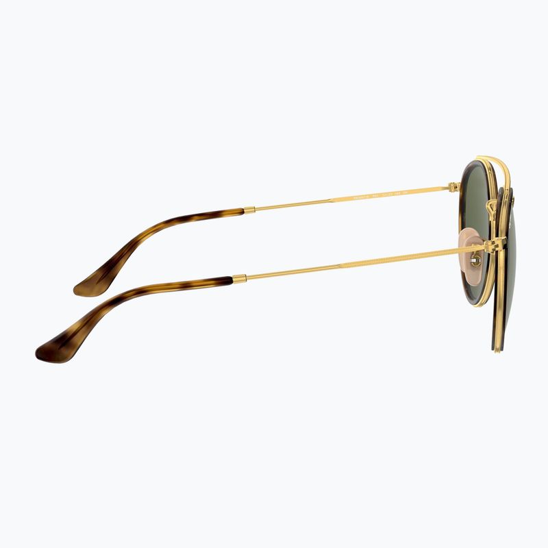 Slnečné okuliare Ray-Ban Round Double Bridge arista gold/green g-15 7