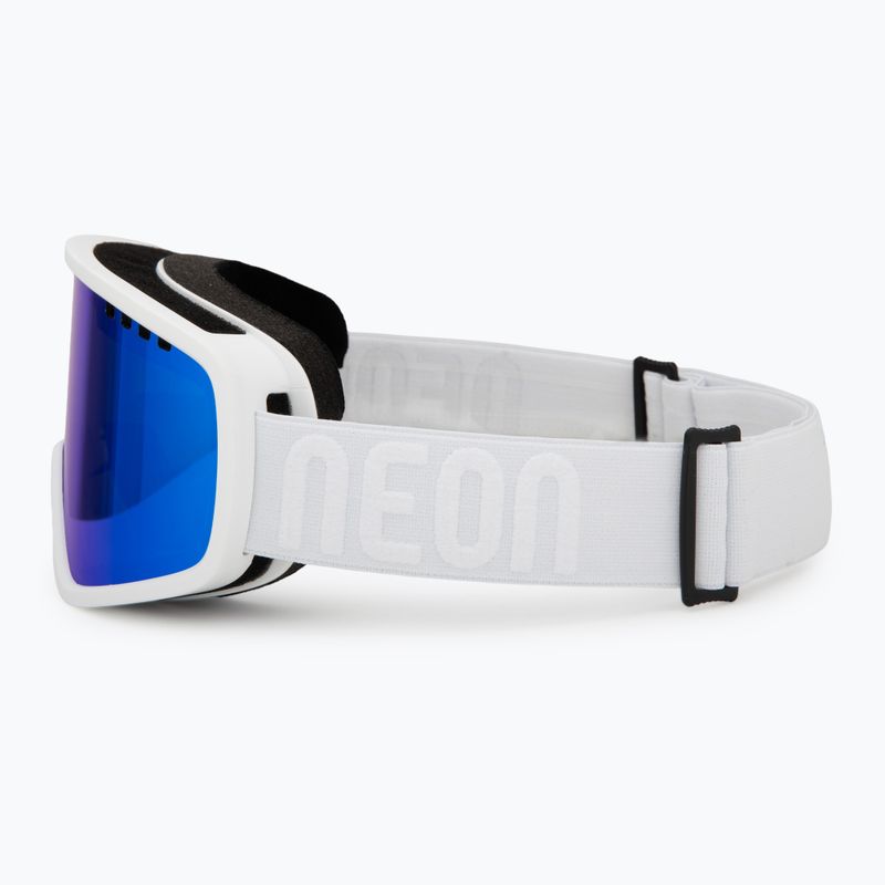 Lyžiarske okuliare Neon Force Otg white/white/mirror blue 4