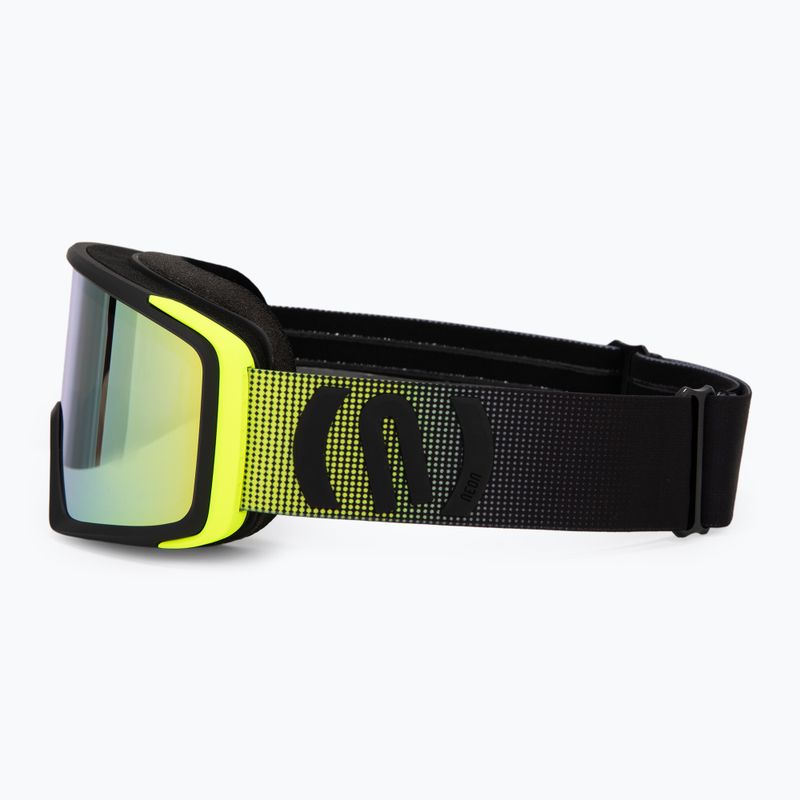 Lyžiarske okuliare Neon Eclipse black/yellow/mirror gold 4