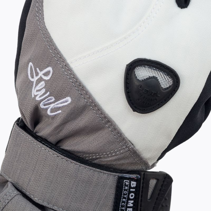 Dámske snowboardové rukavice Level Butterfly strieborné 1041WG.08 4