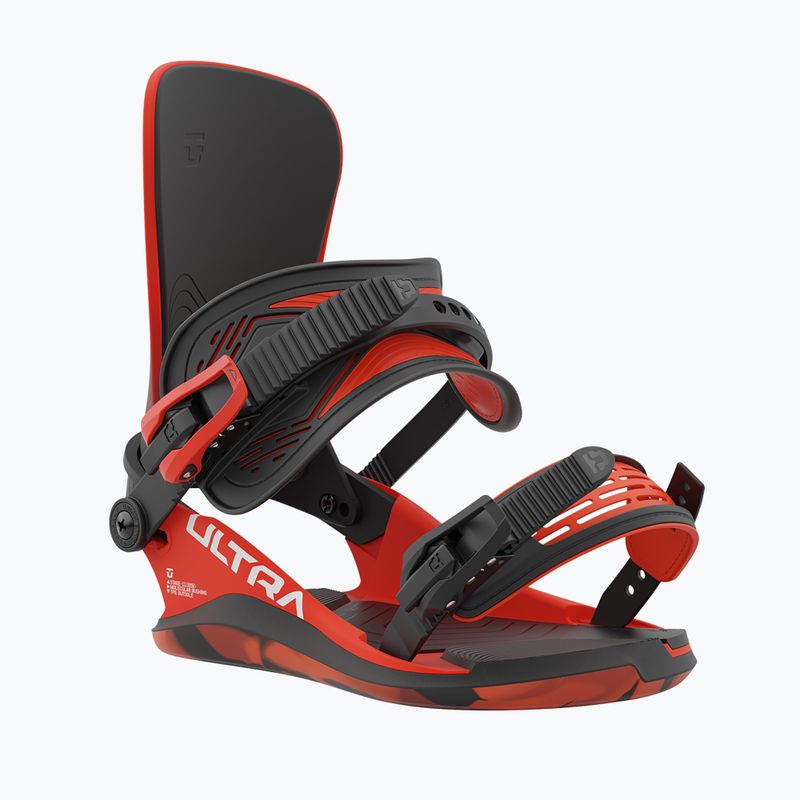 Union Ultra hot red pánske snowboardové viazanie