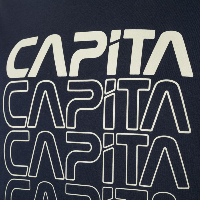 Tričko CAPiTA Worm washed navy 3