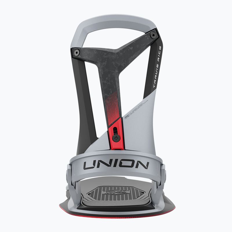 Pánske snowboardové viazanie Union Falcor silver 2