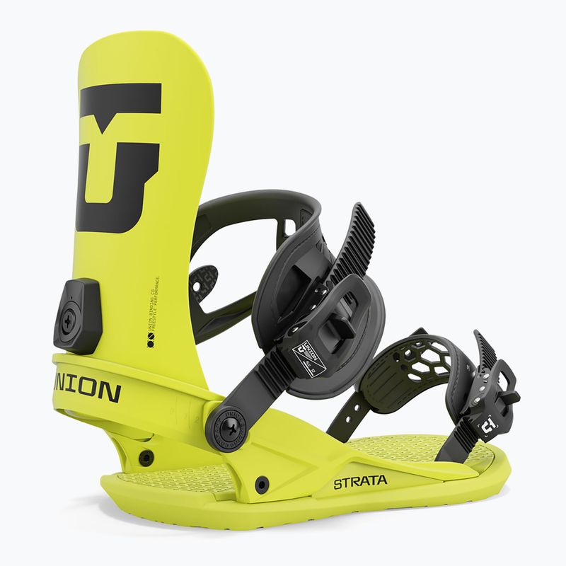 Pánske snowboardové viazanie Union Strata acid green 4