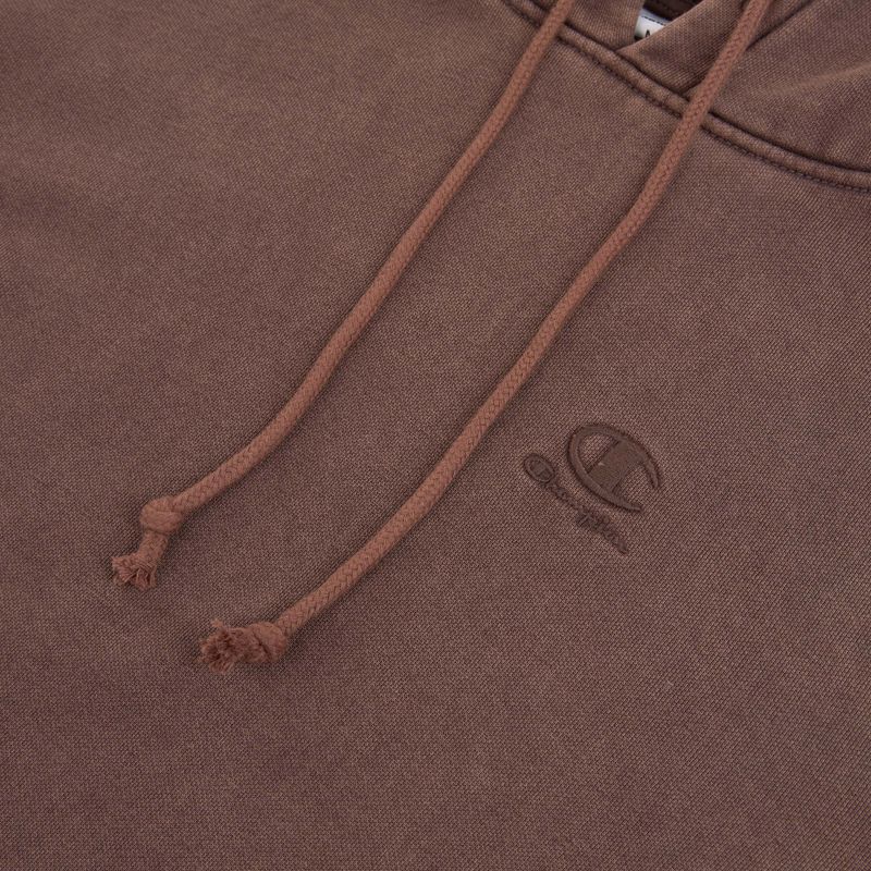 Pánska mikina Champion 221571 Sweatshirt Hooded chocolate 3