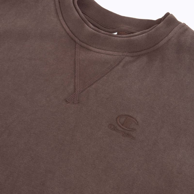 Pánska mikina Champion 221572 Crewneck Sweatshirt chocolate 3