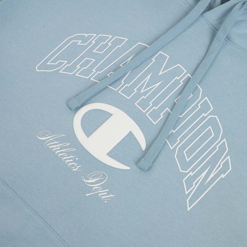 Pánska mikina Champion 221599 Sweatshirt Hooded baby blue 3