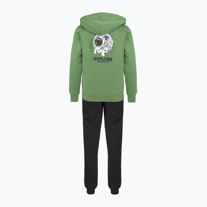 Detská tepláková súprava Champion 307300 Sweatsuit rock grey/new black 2