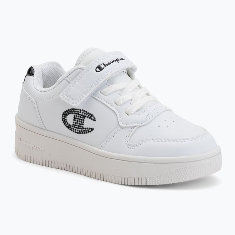 Detská obuv Champion RD18 Platform Glitter G PS Low Cut wht/nbk