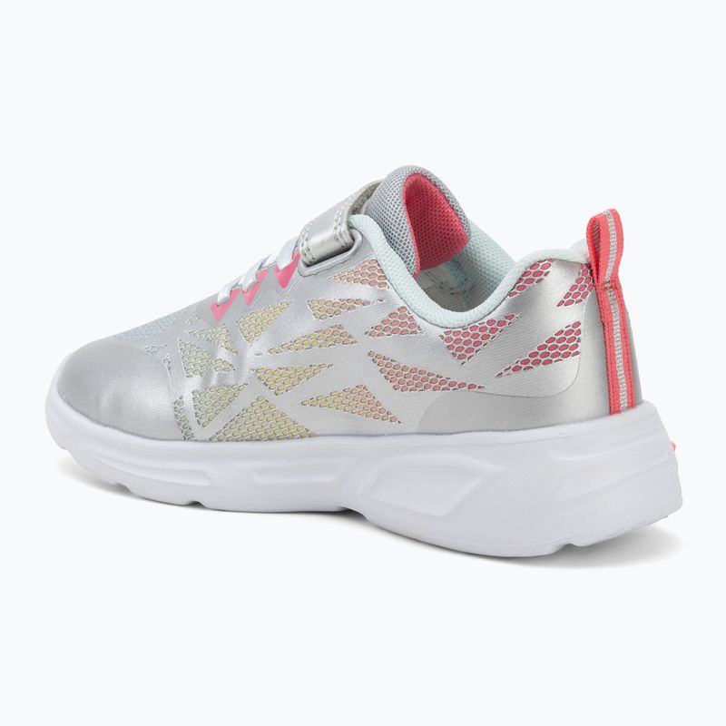 Detské topánky Champion Wave Tri G PS Low Cut silver/blue burgundy/imperial light blue 3