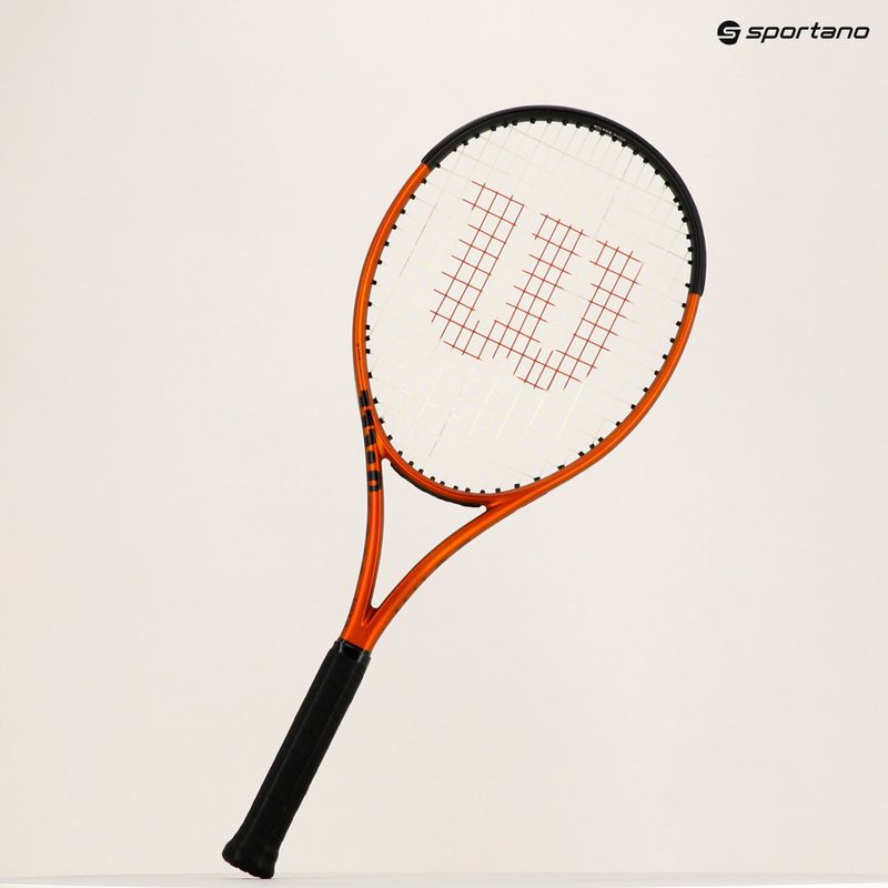 Tenisová raketa Wilson Burn 100ULS V5.0 oranžová WR109110 7