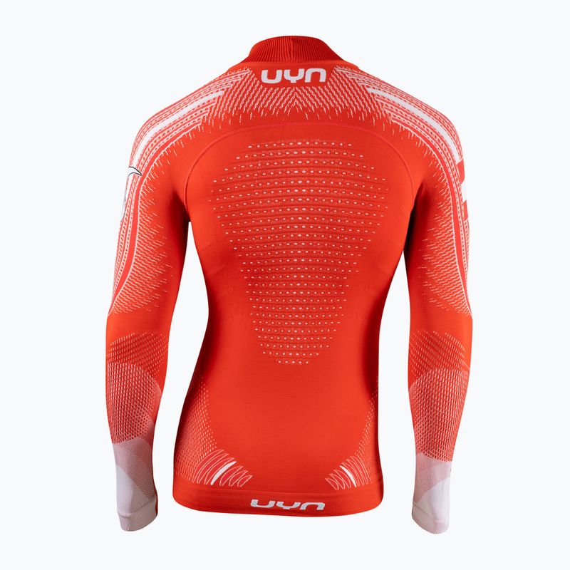 Koszulka termoaktywna męska UYN Natyon 2.0 Austria Uw Shirt LG SLTurtle Neck T020 pomarańczowa 2
