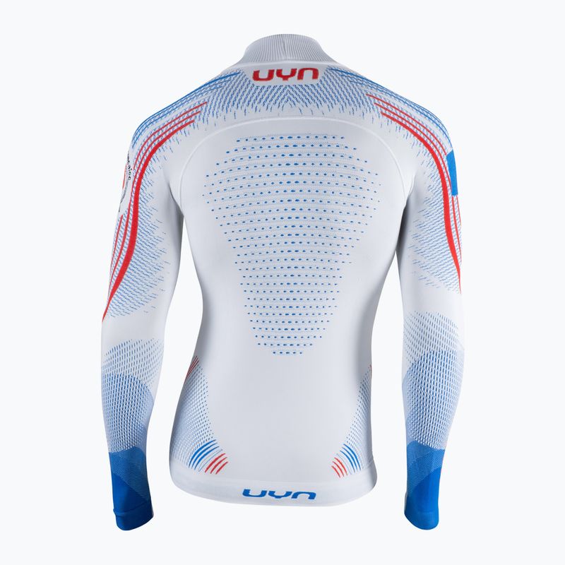 Koszulka termoaktywna UYN Natyon 2.0 France Uw Shirt LG SLTurtle Neck T023 biało-niebieska U100203 2