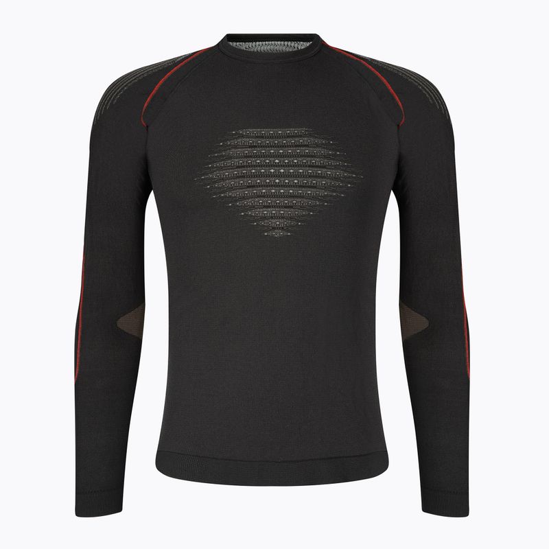 Pánska termoaktívna mikina UYN Evolutyon Comfort UW Shirt charcoal/white/red