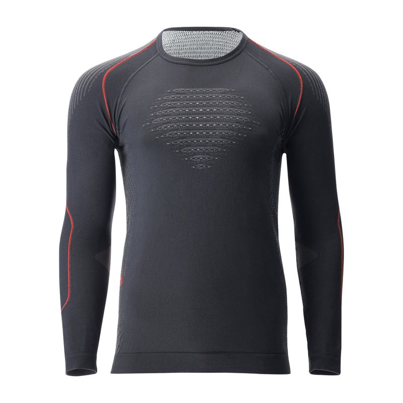 Pánska termoaktívna mikina UYN Evolutyon Comfort UW Shirt charcoal/white/red 4