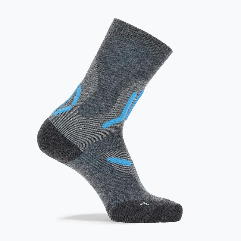 Dámske ponožky Uyn Trekking 2IN Merino Mid mid grey/turquoise 2