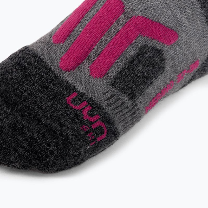 Skarpety narciarskie damskie UYN Ski Merino szare S100248 5
