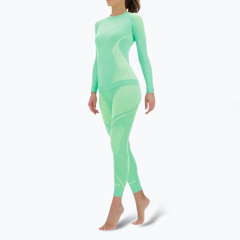 Dámska termoakčná mikina UYN Evolutyon UW Shirt light green/white/white 2