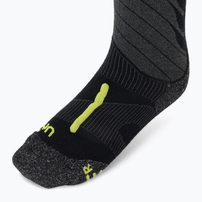 Pánske lyžiarske ponožky UYN Ski One Merino black/lime 3