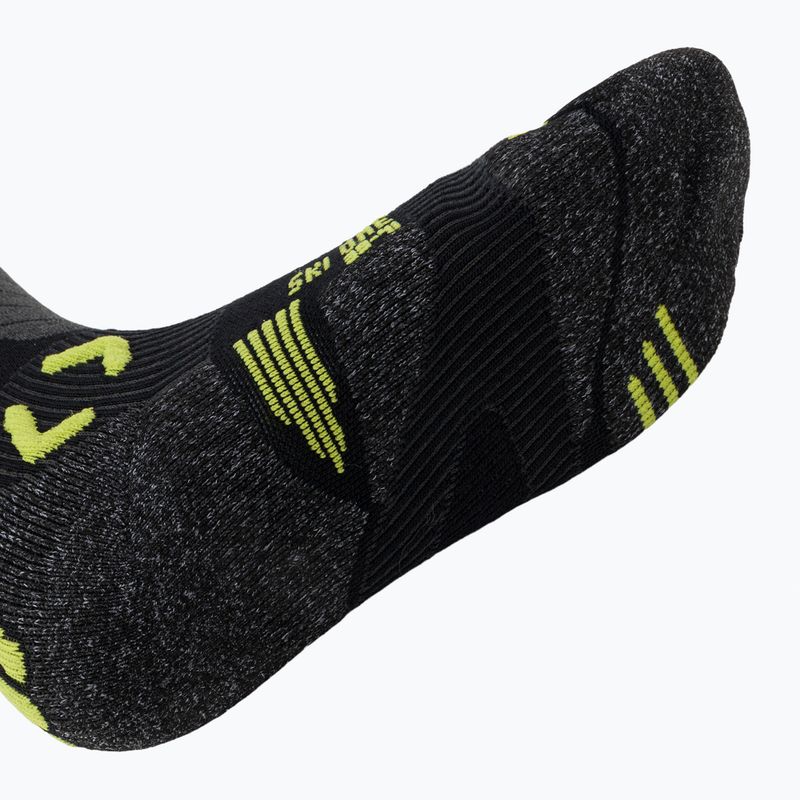 Pánske lyžiarske ponožky UYN Ski One Merino black/lime 5