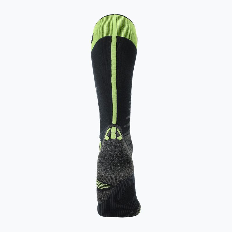 Pánske lyžiarske ponožky UYN Ski One Merino black/lime 4