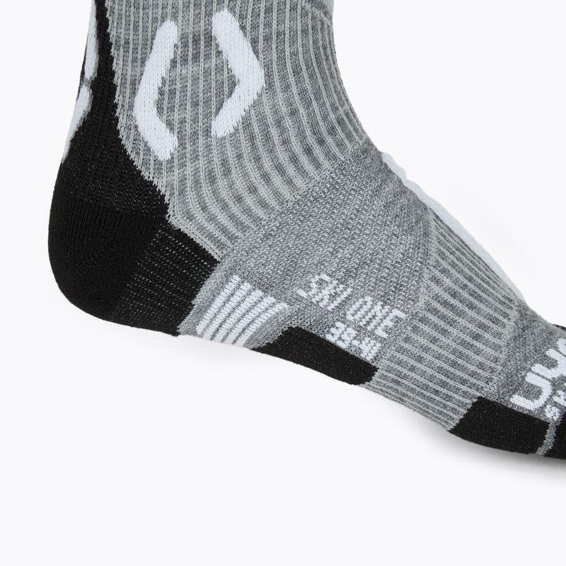 Pánske lyžiarske ponožky UYN Ski One Merino anthracite/pink 4