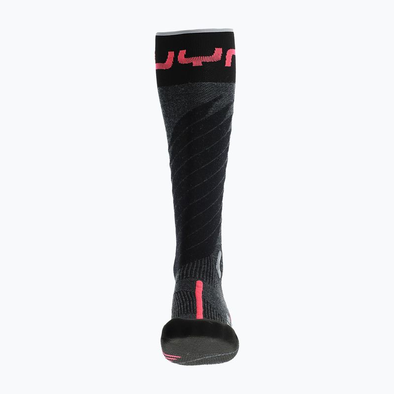 Pánske lyžiarske ponožky UYN Ski One Comfort Fit black/pink 3