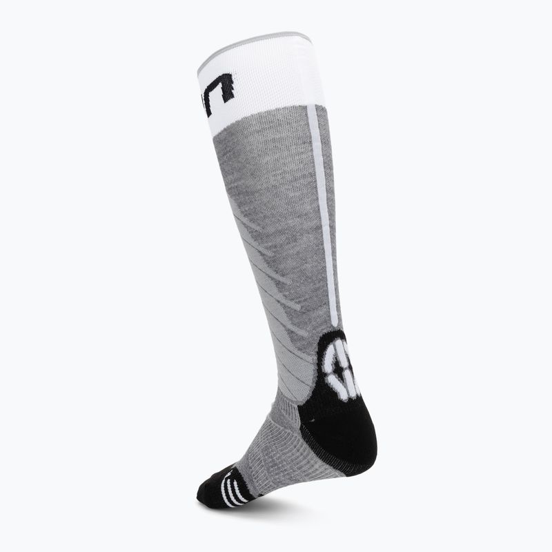 Dámske lyžiarske ponožky Uyn Ski One Merino Socks grey melange/white 2