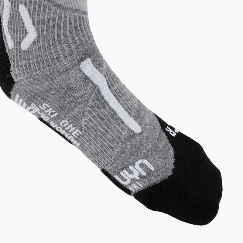 Dámske lyžiarske ponožky Uyn Ski One Merino Socks grey melange/white 3
