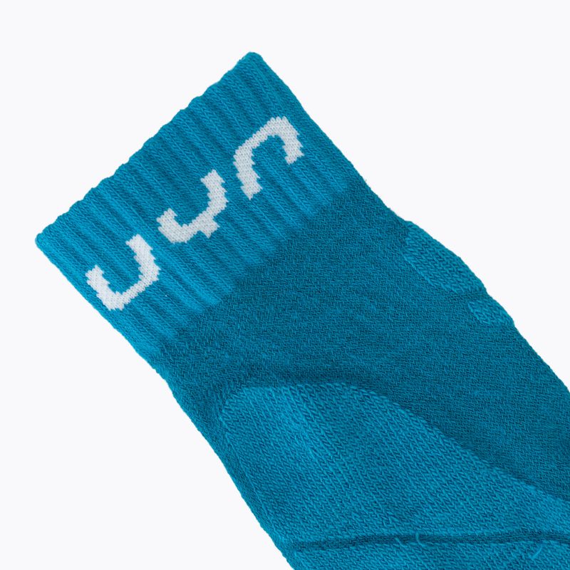 Detské lyžiarske ponožky UYN Junior Ski turquoise 4