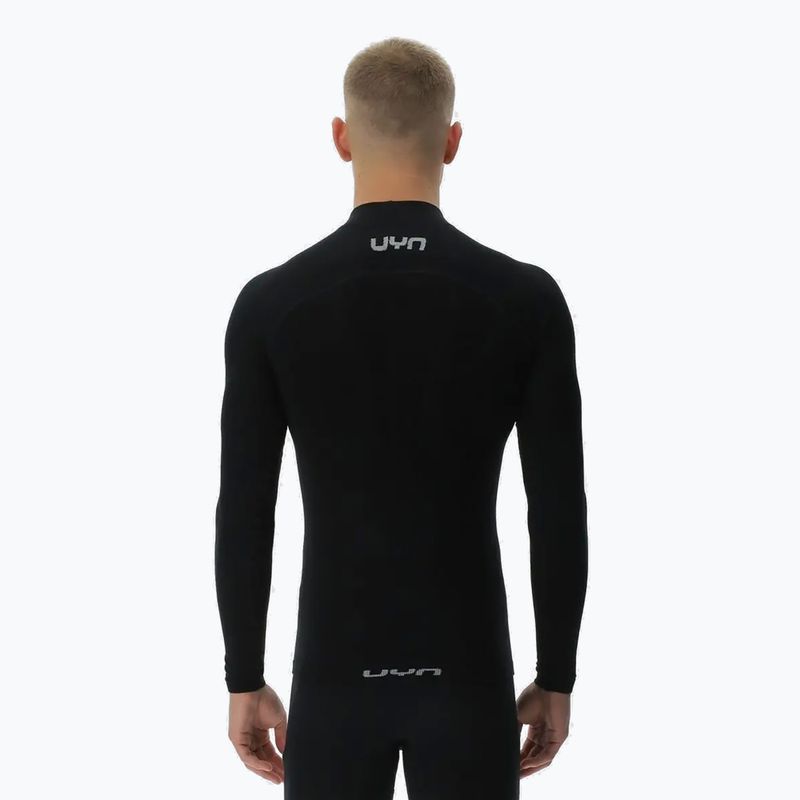 Pánska termoaktívna mikina UYN Elevatyon Biomorph LS Turtle Neck black 3