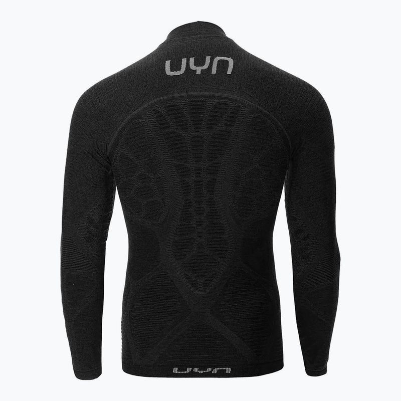 Pánska termoaktívna mikina UYN Elevatyon Biomorph LS Turtle Neck black 8