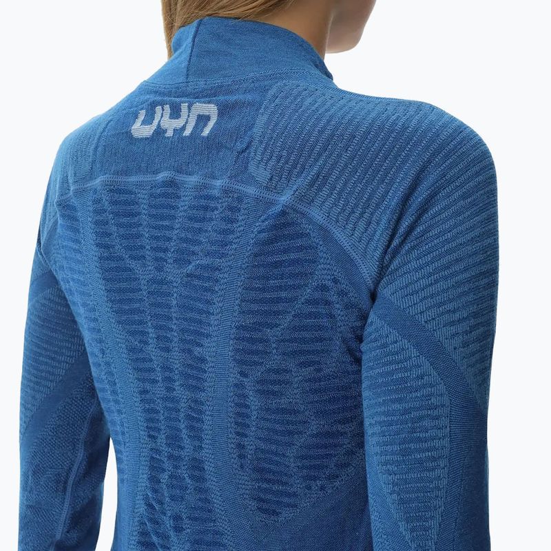 Dámska termoakčná mikina UYN Elevation Biomorph LS Turtle Neck blue atoll 6