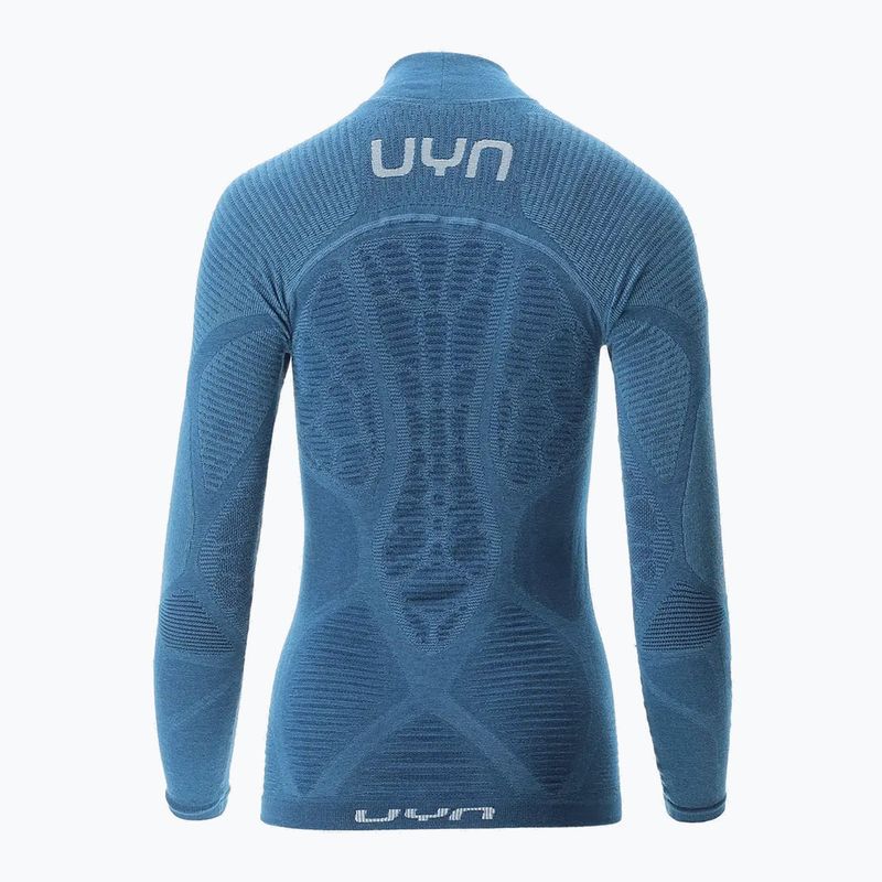 Dámska termoakčná mikina UYN Elevation Biomorph LS Turtle Neck blue atoll 8