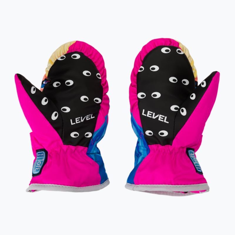 Detské snowboardové rukavice Level Animal Mitt zlaté 4174 2