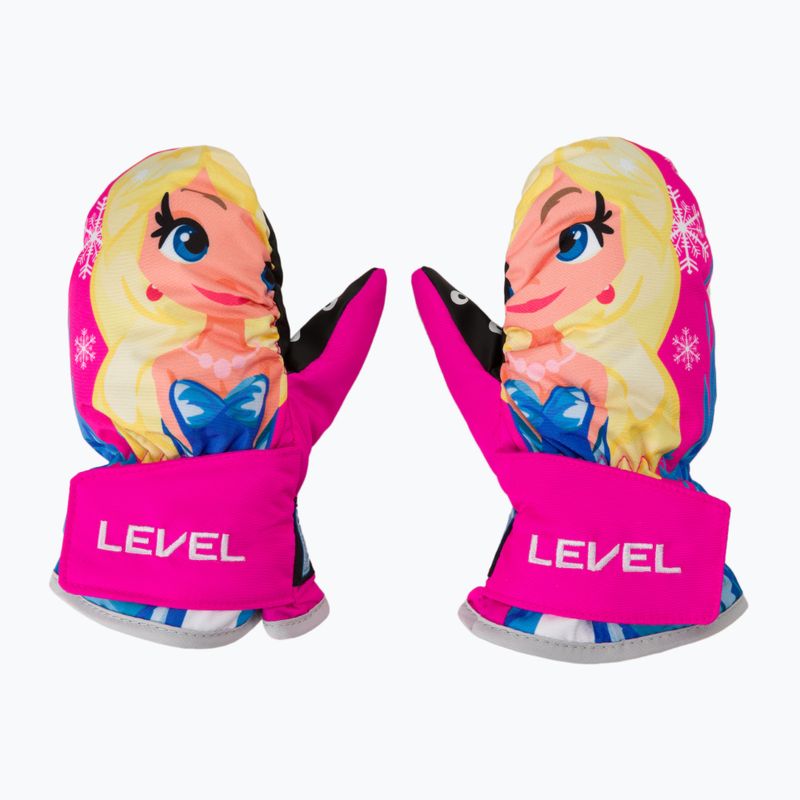 Detské snowboardové rukavice Level Animal Mitt zlaté 4174 3