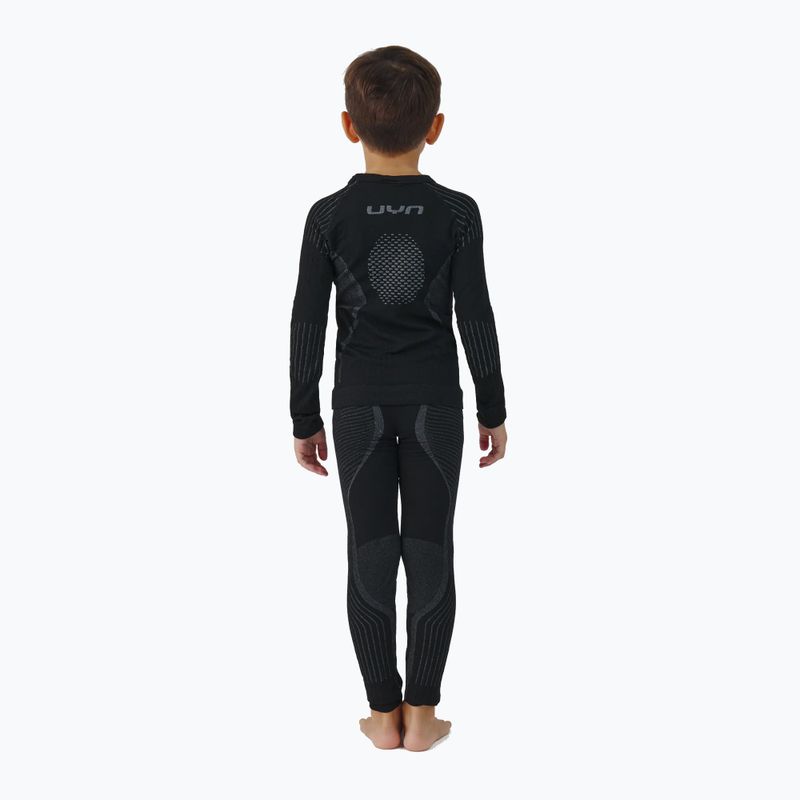 Detský set termo prádla UYN Junior Visyon 2.0 black 2