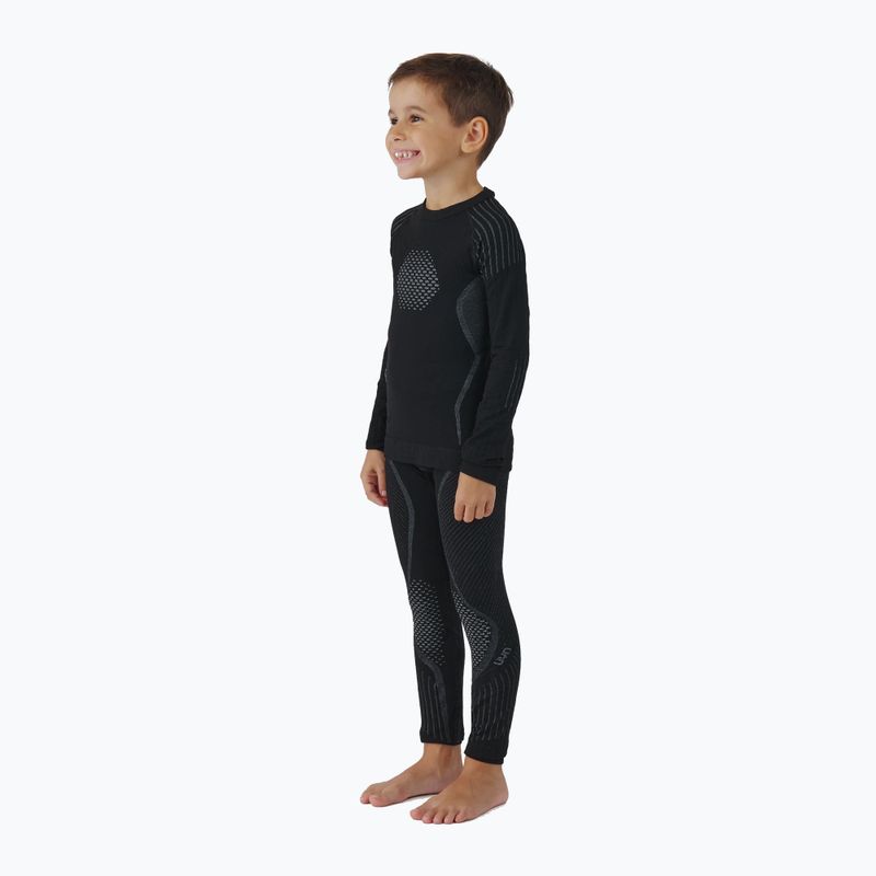 Detský set termo prádla UYN Junior Visyon 2.0 black 3